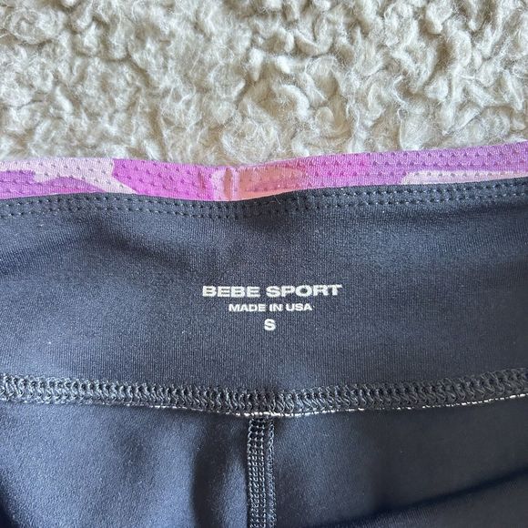 Vintage Y2k Low Rise Bebe Capris Pants 6 Mcbling Trashy Pink Capri Camo - Picture 3 of 9